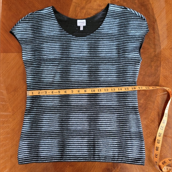 Armani blue glitter shirt - Picture 7 of 12